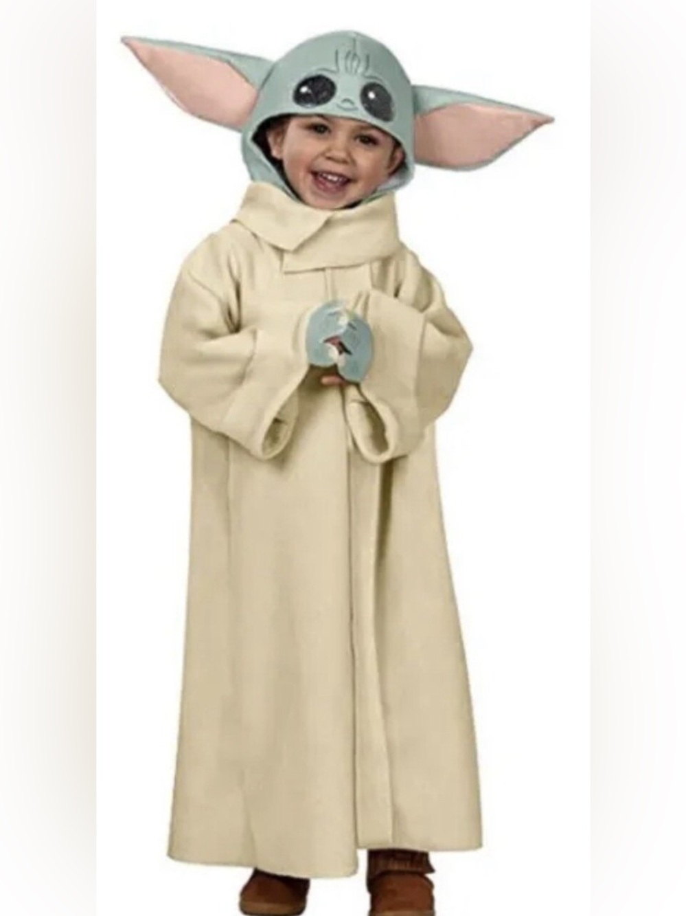 Star Wars The Mandalorian Grogu Child Rubies Costume Size 3-4T Baby Yoda Child